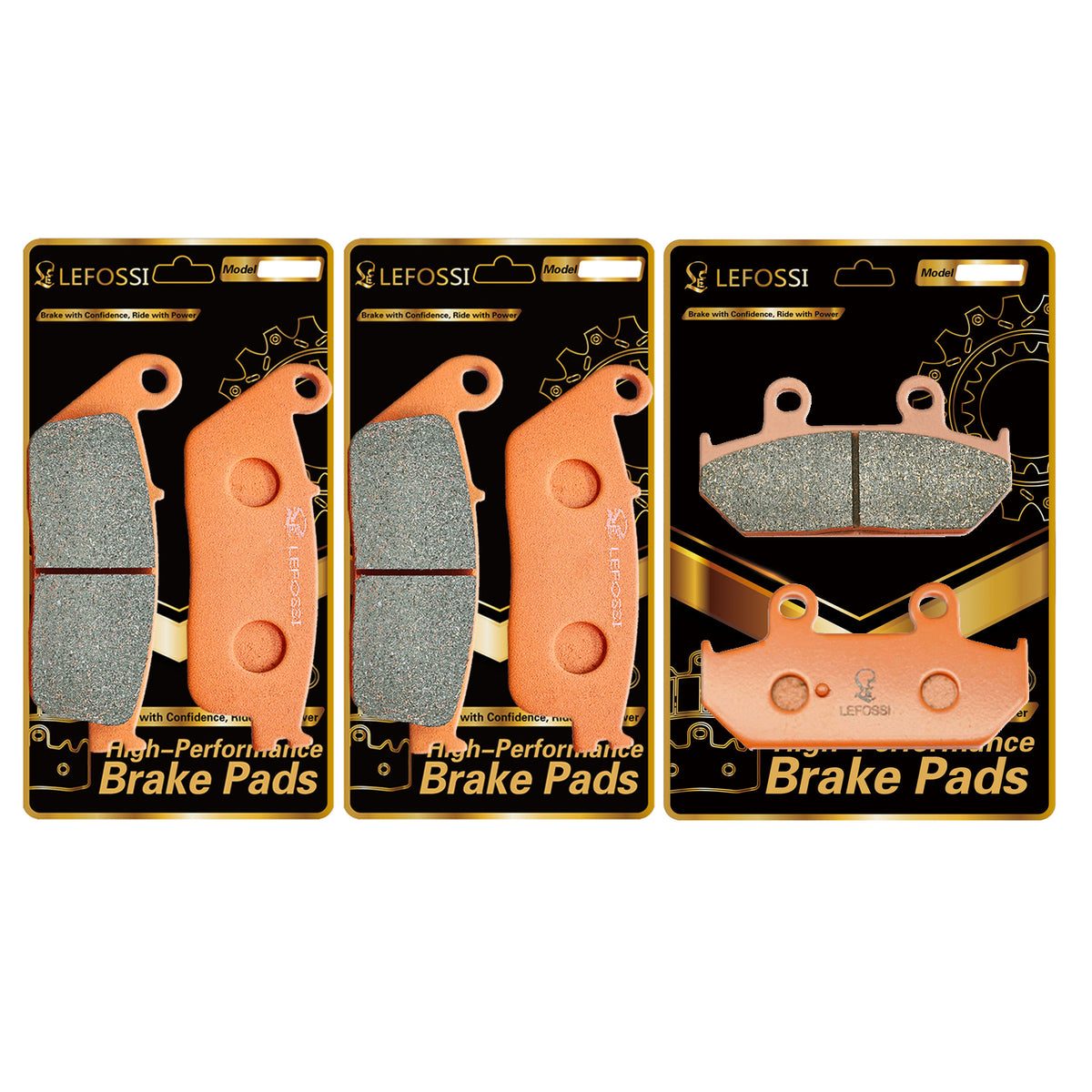 LE LEFOSSI Carbon Fiber Brake Pads for Suzuki AN 650 Burgman 2007-2019 Fits AN 650 Burgman Executive/Skywave 2007 2008 2009 2010 2011 2012 2013 2014 2015 2016 2017 2018 2019 Quiet FA142 FA412