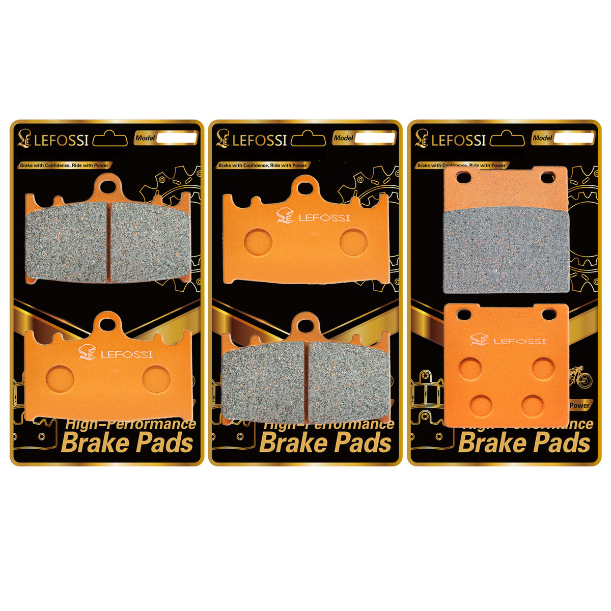 LE LEFOSSI Carbon Fiber Brake Pads for Suzuki GSXR 600 GSXR 750 2000-2003 gsxr 600 1997 1998 1999 2000 2001 2002 2003 GSX-R 750 2000 2001 2002 2003 TL 1000 S 1997-2001 Carbon Fiber FA158 FA063