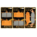 LE LEFOSSI Front Rear Brake Pads for Kawasaki VN 1700 Vulcan Voyager 09-20 Fits VN 1700 Vulcan Voyager 2009-2014 2015 2016 2017 2018 2019 2020 VN 2000 2004-2010 Carbon Fiber Front and Rear FA158 FA231