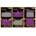 LE LEFOSSI Carbon Fiber Ceramic Brake Pads for Suzuki GSXR 600 GSX-R 750 GSXR 750 Fits GSXR 600 1997 1998 1999 2000 2001 2002 2003, GSX-R 750 GSXR 750 2000 2001 2002 2003 FA158F FA063R