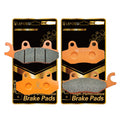 LE LEFOSSI Carbon Fiber Brake Pads for Kawasaki 650 Kl650 Klr650 08-23 Klr-650 2008 2009 2010 2011 2012 2013 2014 2015 2016 2017 2018 2019 2020 2021 2022 2023 Carbon Fiber Quiet FA228F FA197R