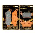 LE LEFOSSI Carbon Fiber Brake Pads Compatible with for BMW G 650 XChallenge XCountry 07-09 G650GS G 650 GS 2009-2016 F 650 GS 2007-2012 F 650 ST F 650 CS FA209F FA213R