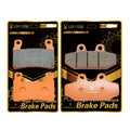 LE LEFOSSI Carbon Fiber Brake Pads for Harley Davidson Heritage Softail Fits Softail FLHCS Heritage Classic 2018-2025 Dyna Fat Boy FXST Softail Standard Street Bob, Carbon Fiber, Quiet FA265 FA710
