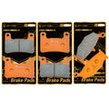 LE LEFOSSI Carbon Fiber Brake Pads for Suzuki GSXR750 GSXR600 2006-2010 GSXR1000 07-08 GSX1300R Hayabusa 2008-2012 DL1000 Vstrom 2014-2020 DL1000XT Vstrom 18-20 Carbon Fiber FA379F FA419