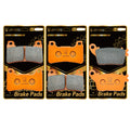 LE LEFOSSI Carbon Fiber Brake Pads for Honda cbr 600 rr cbr 1000RR 07-11 Fits CBR600RR 2007-2011 CBR1000RR 2006 2007 2008 2009 2010 2011 2012 2013 2014 2015 Front and Rear Quiet Low Fade FA390 FA436