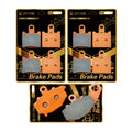 LE LEFOSSI Carbon Fiber Brake Pads for Kawasaki Ninja ZX-6R ZX600 07-13 Ninja ZX-6R ZX600R ZX600P 2007 2008 2009 2010 2011 2012 2013, Front and Rear, Quiet Parts Accessories FA417 FA192