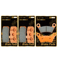 LE LEFOSSI Carbon Fiber Brake Pads for can am Spyder RT/RT-S/RS/RS-S 08-12 Carbon Fiber, Front & Rear, Superior Heat Dissipation, Quiet, Low Dust for Touring, Mountain Descents, Commuting FA474 FA473