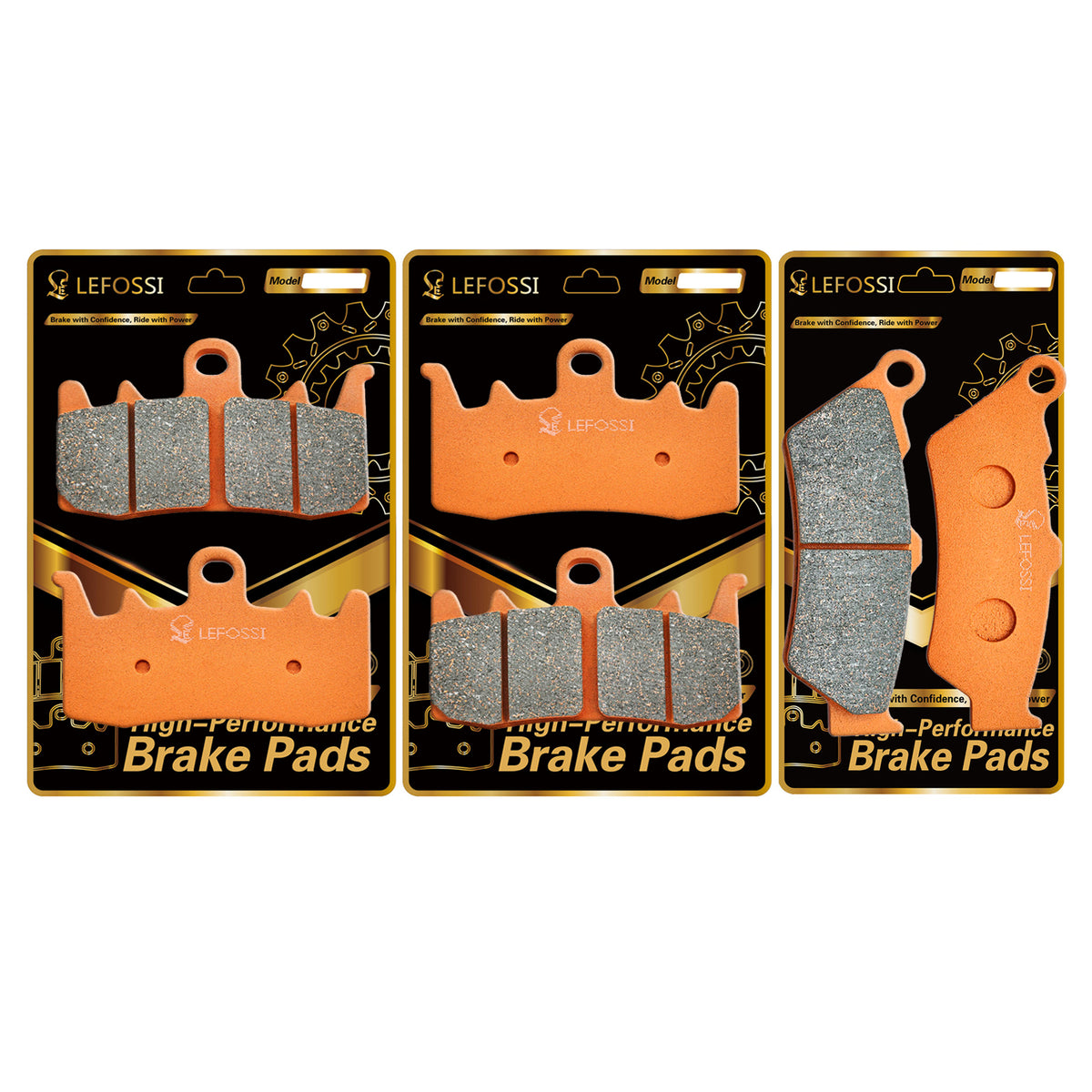 LE LEFOSSI Carbon Fiber Brake Pads for BMW R 1200 GS Adventure 2013-2018 Fits R 1200 R RS RT 2015 2016 2017 2018, Front and Rear, Carbon Fiber, Quiet Parts Accessories Replacement Kits FA630 FA209